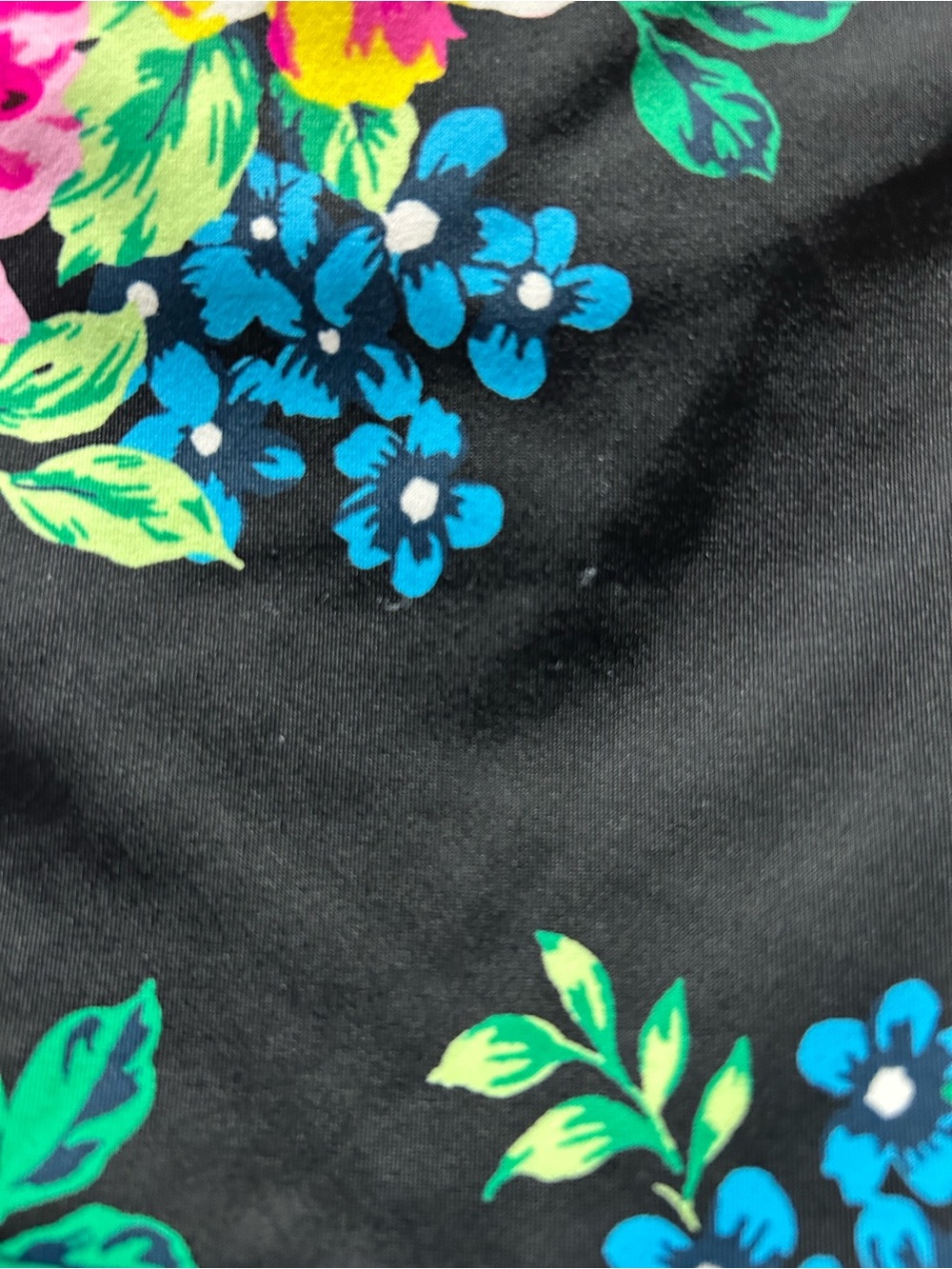 Torrid High Rise Lattice Side Black Floral Bikini Bottoms Size 3X - Picture 2 of 9